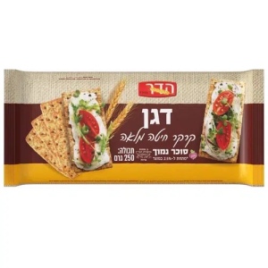 הדר - קרקר חיטה מלאה - סוכר נמוך 250 גרם