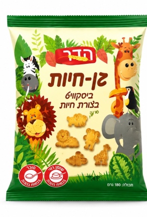הדר - עוגיות ביסקויט בצורת חיות 180 גרם