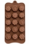 תבנית סילקון בצורת פרחים