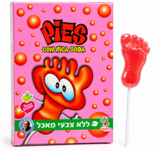 לקקן רגל פייס תססן בטעם דובדבן