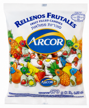סוכריות ממולאות בטעמי פירות ARCOR