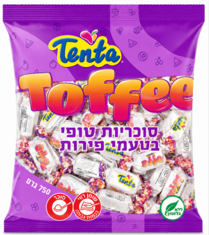 תנתה סוכריות טופי בטעמי פירות