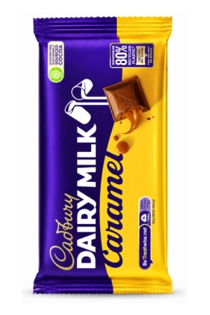קדבורי טבלת שוקולד חלב במילוי קרמל Dairy Milk Caramel