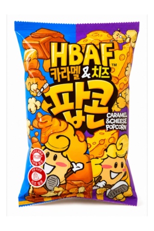 HBAF פופקורן קרמל וגבינה