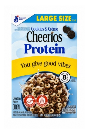 Cheerios דגני בוקר שיבולת שועל בטעם עוגיות ושמנת - עשיר בחלבון