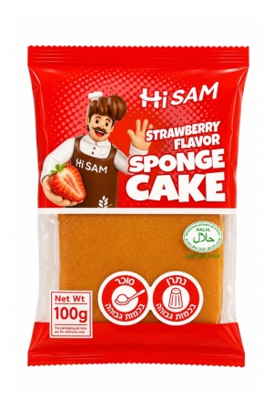 Hi Sam עוגה יפנית ספוג בטעם תות