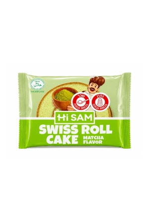 Hi SAM עוגה יפנית סוויץ' רול בטעם מאצ'ה