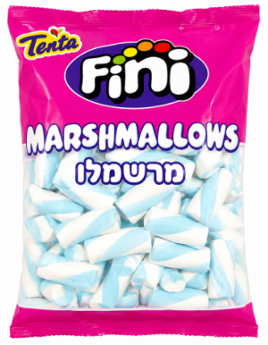 פיני מרשמלו רול כחול לבן 500 גרם