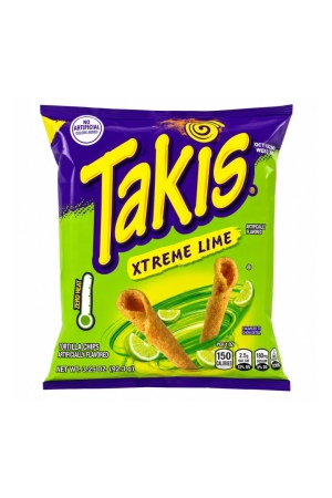 טאקיס Xtreme Lime – חטיף טורטייה חריף בטעם ליים
