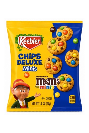 קיבלר  עוגיות שוקולד צ'יפס עם M&M's