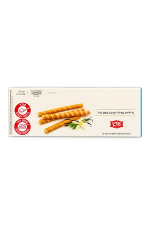 עדין גליליות במילוי קרם בטעם וניל