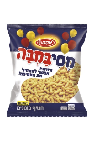אסם חטיף בוטנים במבה מסיבמבה