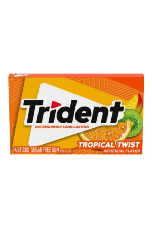 Trident מסטיק בטעם טרופיקל ללא סוכר