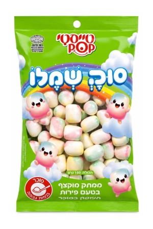 טייסטי פופ מרשמלו מצופה סוכר בטעם פירות