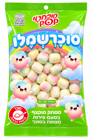 טייסטי פופ מרשמלו מצופה סוכר בטעם פירות