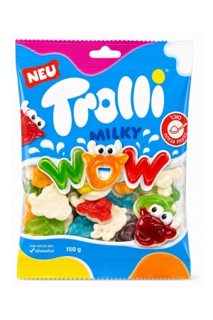 טרולי גומי WOW בטעם מרשמלו פירות 150 גרם