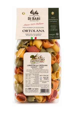 Ortolana פסטה לומאקוני צבעונית
