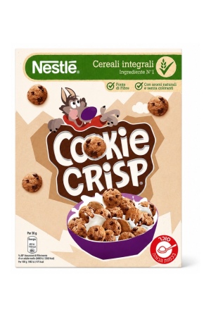 Cookie Crisp דגני בוקר קוקי קריספ חיטה מלאה וקקאו