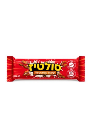 חטיף סולטיז קרנצ'י עוגיות קרמל