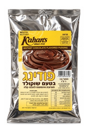 אבקת פודינג בטעם שוקולד כהנ'ס