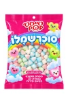 מרשמלו מצופה בטעם פירות בצורת לבבות