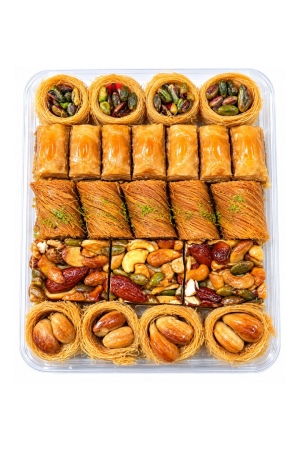 מגש בקלאווה פרימיום במילוי פיסטוק וקשיו