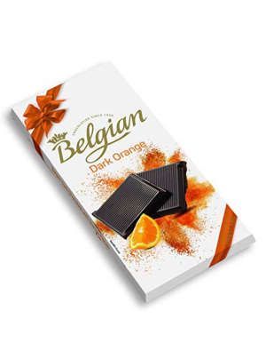 Belgian שוקולד בלגי מריר בטעם תפוז 100g