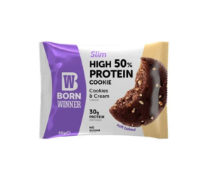 BORN WINNER - עוגיית חלבון קוקיז אנד קרים 60g
