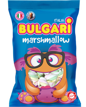 בולגרי - מרשמלו טוויסט מיקס צבעוני 400g