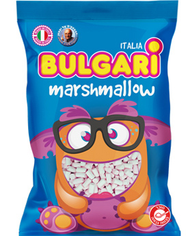 בולגרי - מרשמלו מיני ורוד 400g