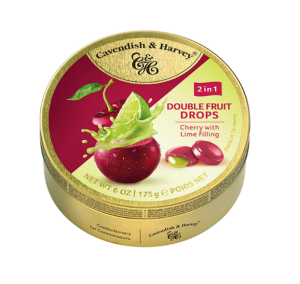 Cavendish & Harvey סוכריות קשות דובדבן במילוי קרם ליים 175g