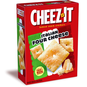 Cheez-It- קרקר אפוי בטעם ארבע גבינות גרסת איטליה 200g
