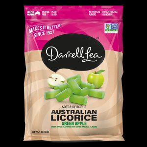 ליקריץ אוסטרלי רך בטעם תפוח ירוק 113g