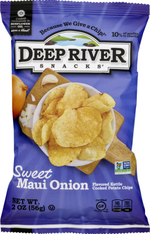 Deep River צ'יפס בטעם בצל מתוק 56 גרם