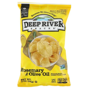 Deep River צ'יפס בטעם רוזמרין ושמן זית 56 גרם