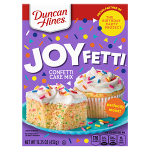 Duncan Hines – תערובת להכנת עוגת קונפטי 432g