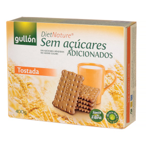 Gullón – עוגיות ביסקוויט פתית ללא תוספת סוכר 400g