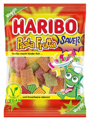 Haribo- האריבו גומי פסטה פרוטה בטעמי פירות 160g