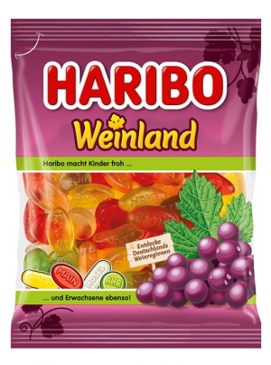Haribo - האריבו גומי יין בטעמי פירות 175g