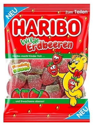 Haribo - האריבו גומי תות מסוכר 175g