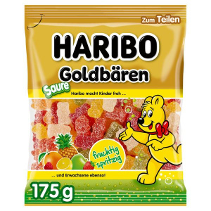 Haribo - האריבו גולד דובונים חמוץ 175g