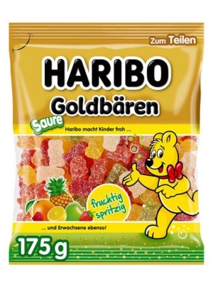 Haribo - האריבו גולד דובונים חמוץ 175g