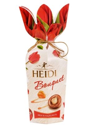 היידי בונ' פרלין שוקולד במילוי קרם פרלין ואגוזי לוז שלמים