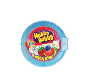 Hubba Bubba – הובה בובה מסטיק מטר כחול בטעם תות אוכמניות ואבטיח 56g