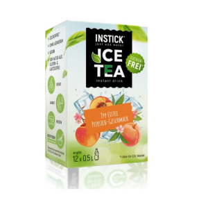 אבקת להכנת אייס תה בטעם אפרסק ללא סוכר INSTICK 30g