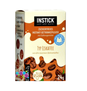 אבקת להכנת אייס תה בטעם קפה ללא סוכר INSTICK 30g