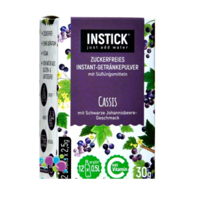 אבקת להכנת אייס תה בטעם דומדמניות ללא סוכר INSTICK 30g