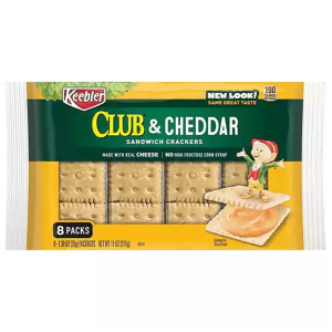 Keebler – קרקר סנדוויץ' קלאב & צ'דר (8 יחידות)