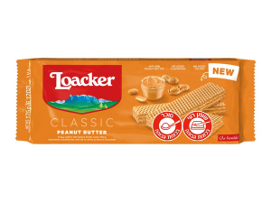 Loacker – וופל במילוי קרם חמאת בוטנים 175g