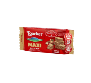 Loacker – וופל מקסי בטעם אגוזי לוז 50g